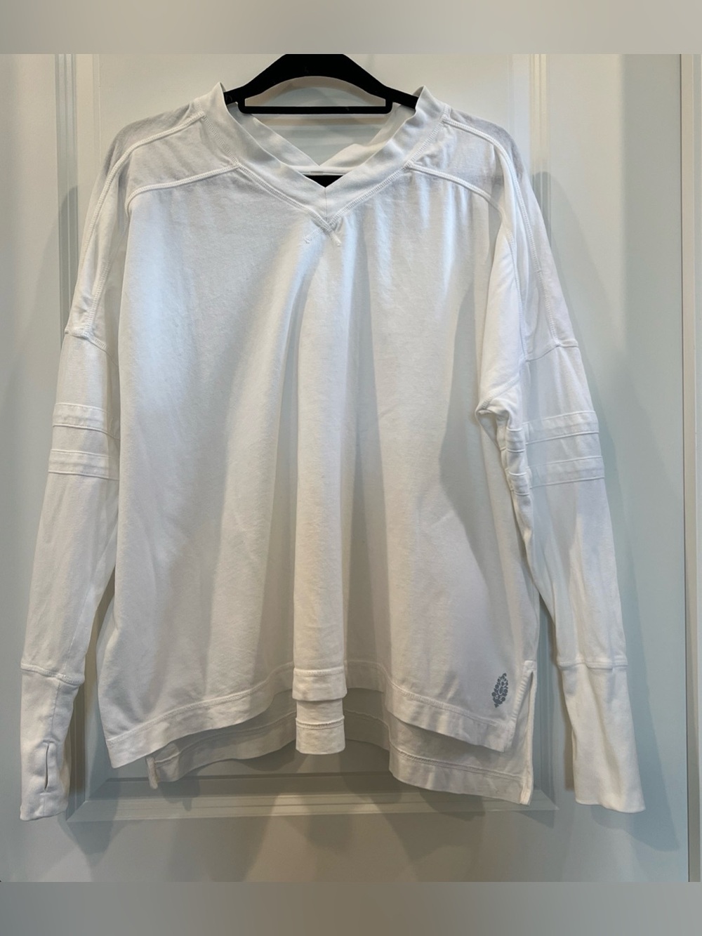 FP movement white oversized cotton top M/M may fit up to XL GREAT